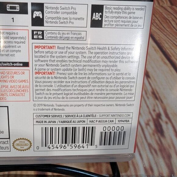 Luigi's Mansion 3 Video Game by Nintendo Switch CASE ONLY - Picture 4 of 6